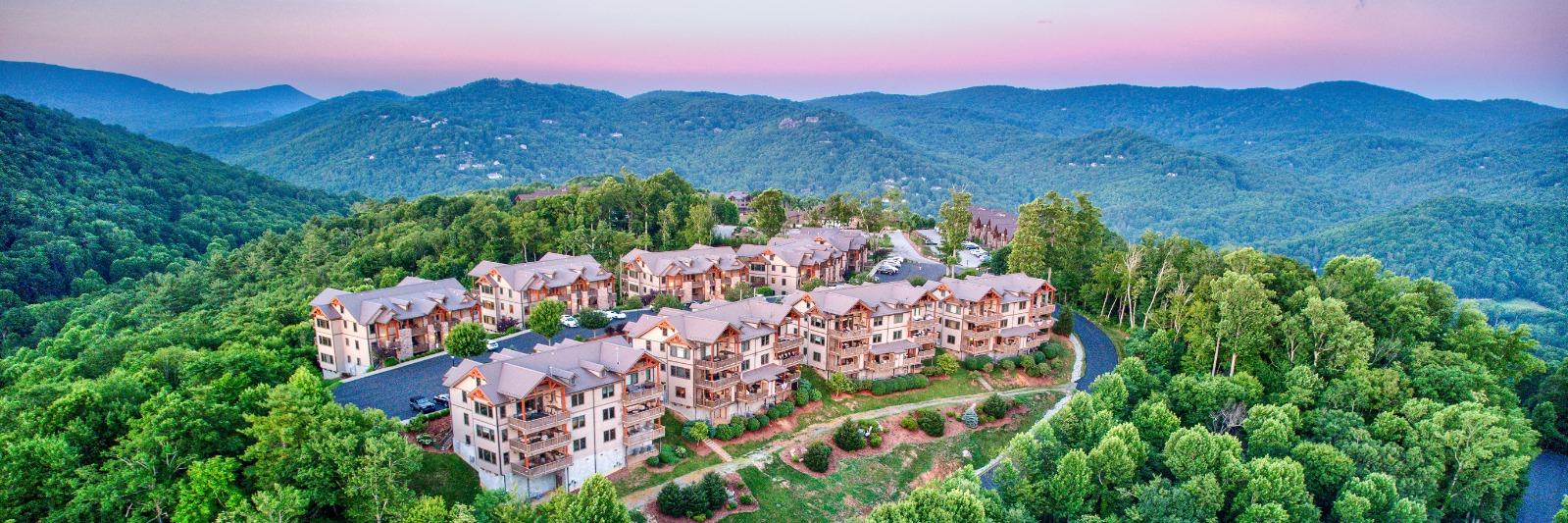 Scenic mountain views from Echota in the Blue Ridge Mountains